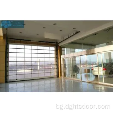 Пълен изглед Clear Automatic Clear Glass Garage Door